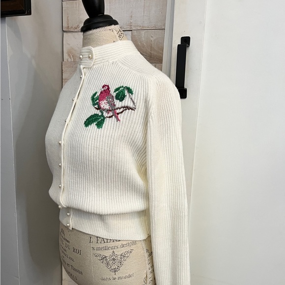 Vintage Spice of Life off white knit sweater - Picture 5 of 8